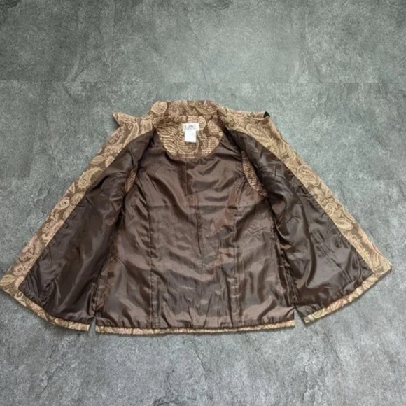 Vintage Tabi button up paisley tapestry vest - Picture 6 of 7